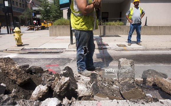 The installation of fiber