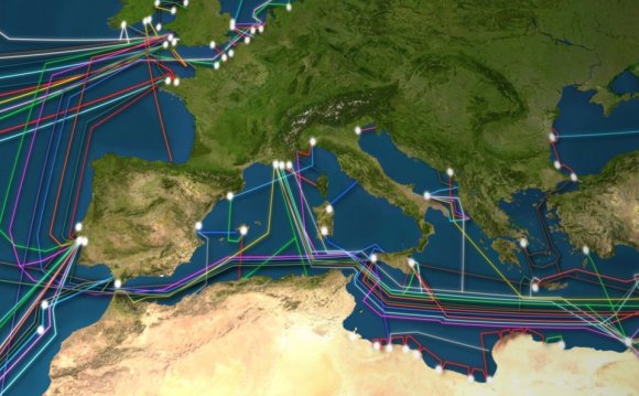 Global fiber-optic internet