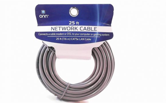 ONN 25 FT network cable on