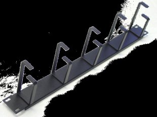 Horizontal cable management for rackmount server cabinets, relay racks, wall mount, etc. 1u, 96 cable capacity