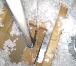 Dropping a line from the Attic to the Basement Dropping a line from the Attic to the Basement