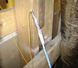 Fishing Ethernet Cable: Construction String to Pull Cable