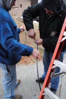 optical fiber installation