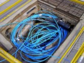 Underground Fiber Optic cable Installation