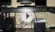 Computer Cable Management on the Cheap