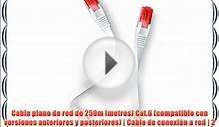 CSL - 25m Cable plano de red Gigabit Ethernet Lan CAT.6