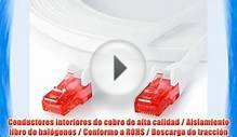 CSL - 30m Cable plano de red Gigabit Ethernet Lan CAT.6