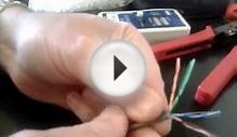 Easy way to make a CAT6 patch ethernet network cable