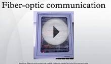 Fiber-optic communication