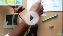 Network Hub Demo Lecture 9: How to make a Cross-Over Cable