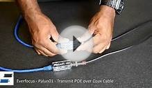 Network POE over Coaxial Cable by Everfocus Palun01