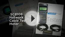 SC8108 Network Cable Test Meter
